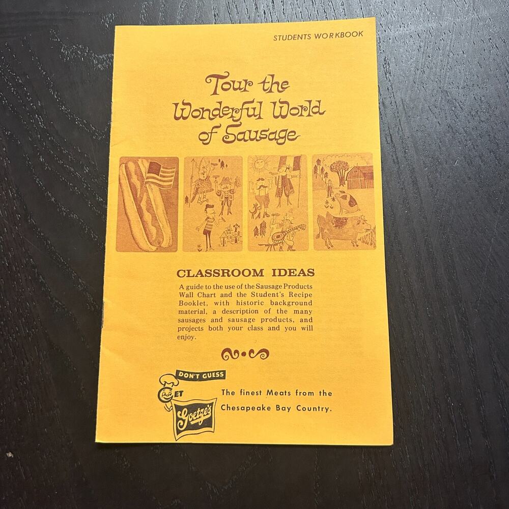 Tour The Wonderful World of Sausage Student Workbook